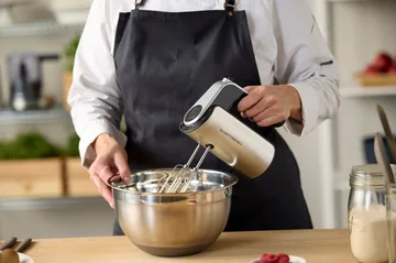 Sekoituskulho silikonipohjalla latte - 5 litra - Blomsterbergs