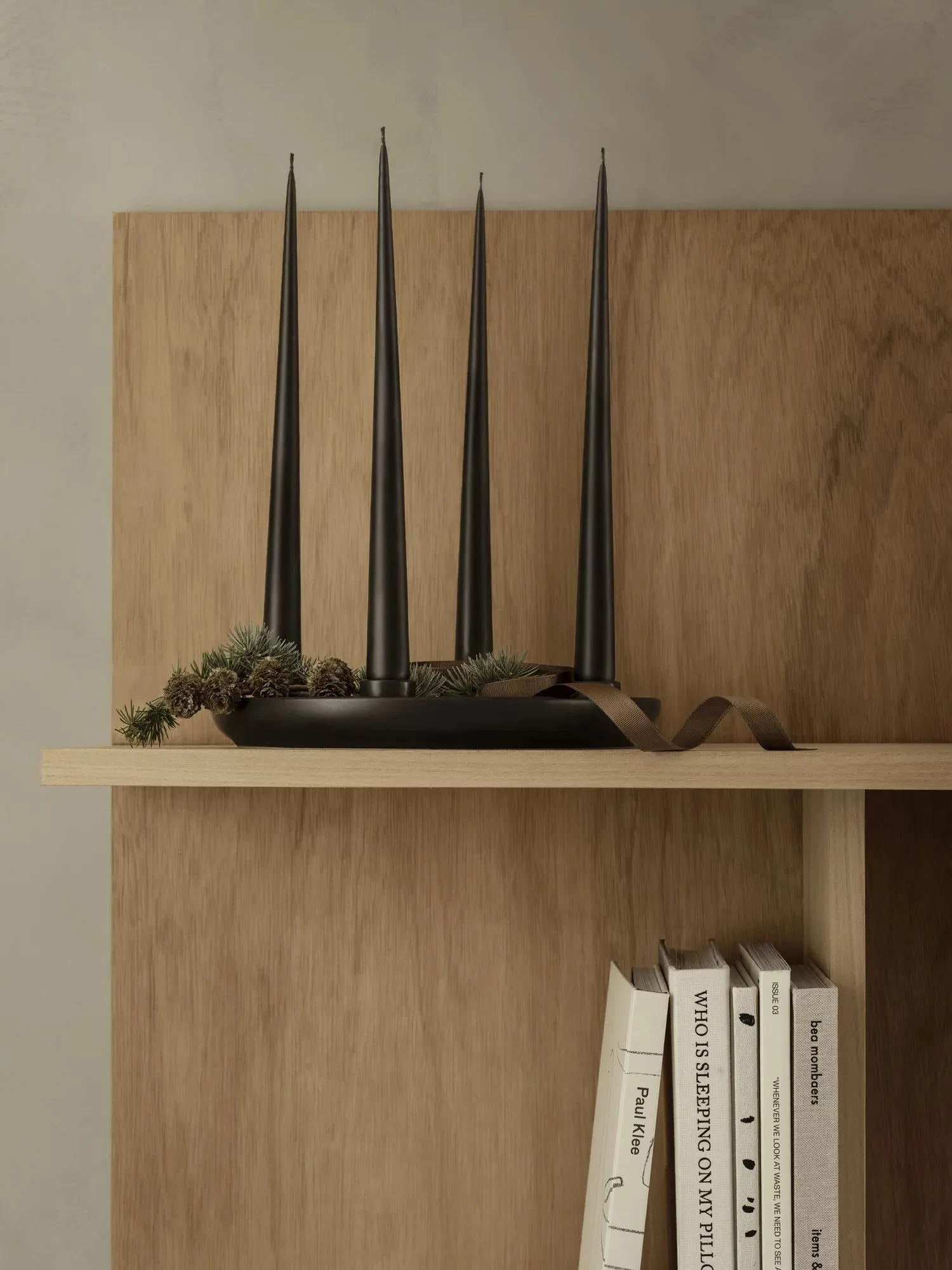 ADVENT kynttilänjalka Ø27 cm, Black blomus