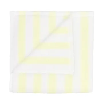 Arto pyyhe - 2-pack, valkoinen–läpinäkyvä keltainen, 30x50 cm - blomus
