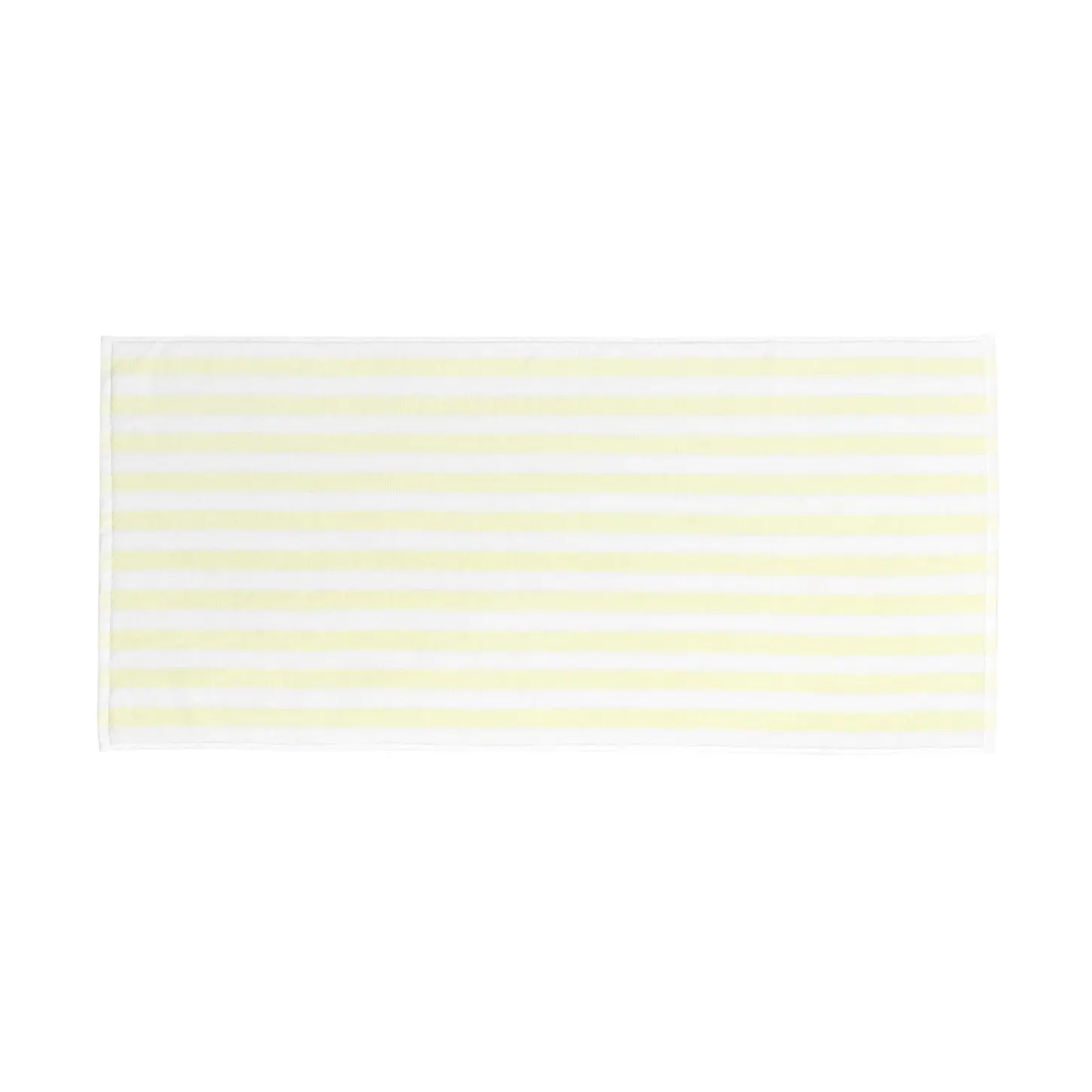 Arto pyyhe, Valkoinen–läpikuultava keltainen, 50x100 cm blomus