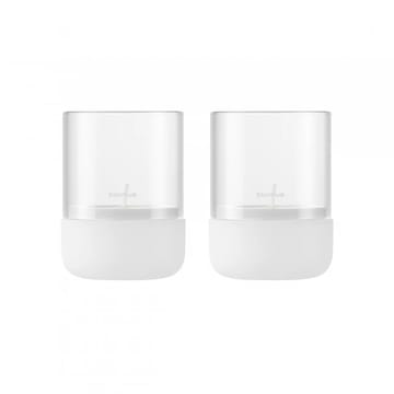 Calma kynttilälyhty Ø 7 cm 2-pakkaus - Lily white - Blomus