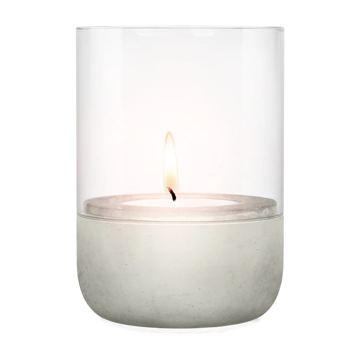 Calma kynttilälyhty pöytäkynttilällä Ø 10 cm - Light grey - Blomus
