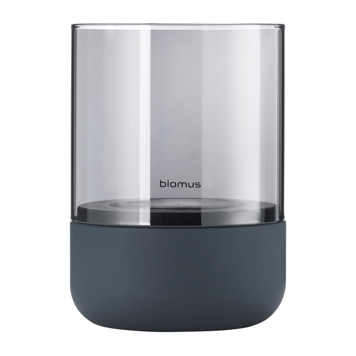 Calma kynttilälyhty pöytäkynttilällä Ø 10 cm - Steel grey - Blomus
