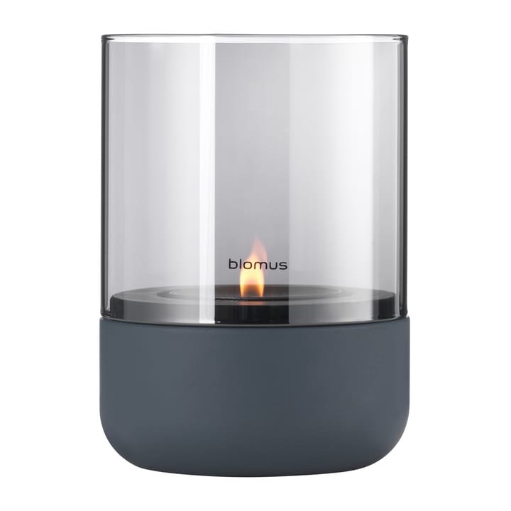 Calma kynttilälyhty pöytäkynttilällä Ø 10 cm, Steel grey Blomus