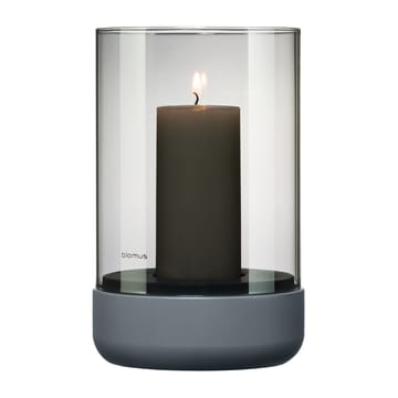 Calma kynttilälyhty pöytäkynttilällä Ø 12 cm - Gray-smoke - Blomus