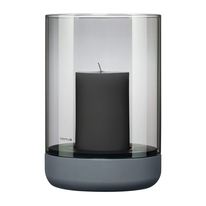 Calma kynttilälyhty pöytäkynttilällä Ø 15 cm - Gray-smoke - Blomus