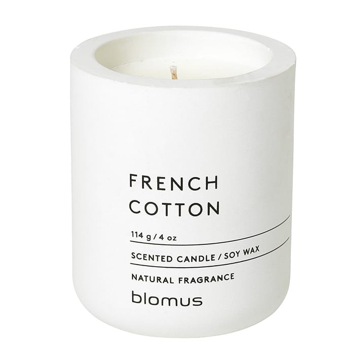 Fraga tuoksukynttilä 24 tuntia - French Cotton-Lily White - Blomus