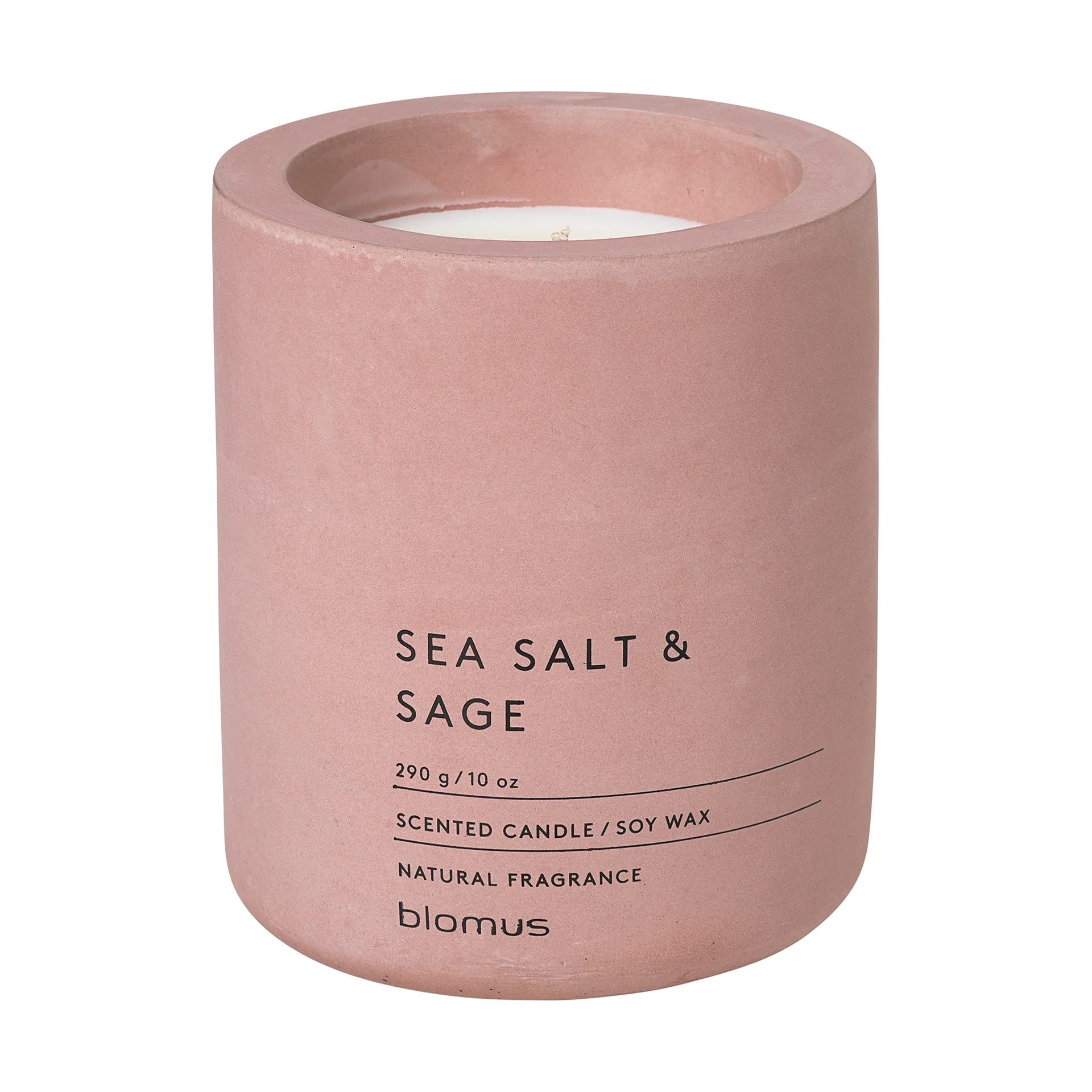 Fraga tuoksukynttilä 55 tuntia, Sea salt & Sage-Withered Rose blomus