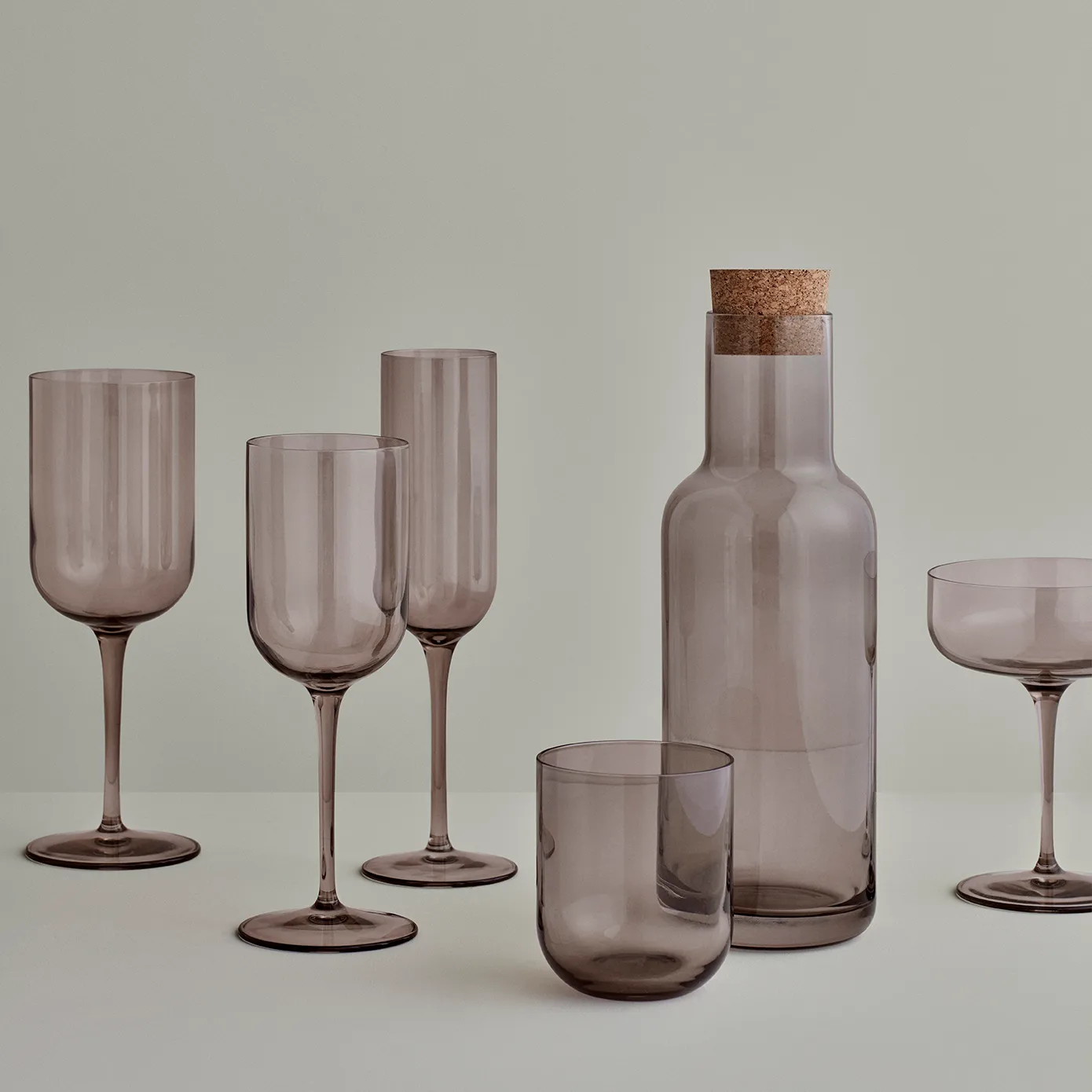 Fuum samppanjalasi coupe 30 cl 4-pakkaus, Nomand blomus