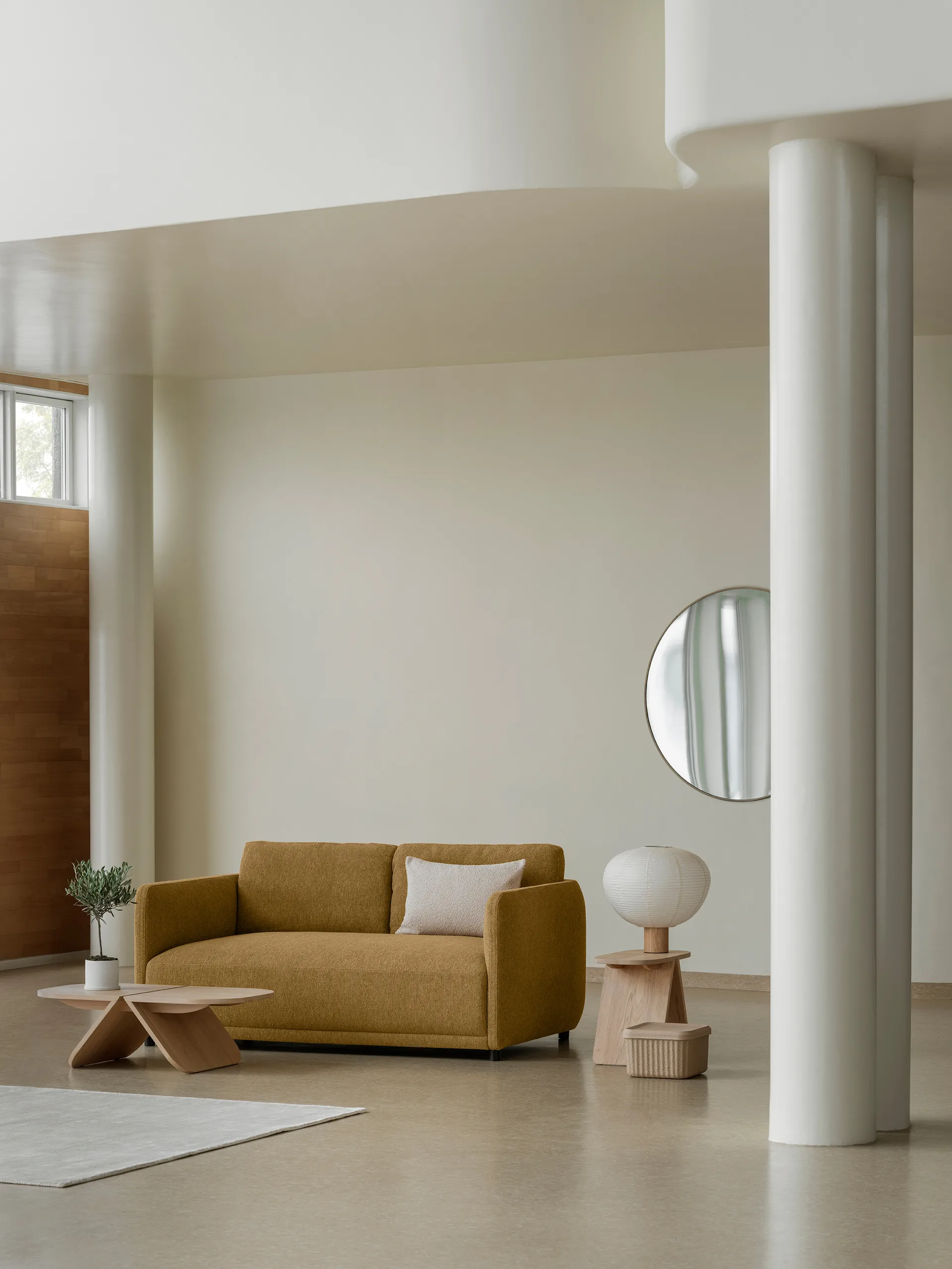 Kami pöytävalaisin 46 cm., Tammi blomus