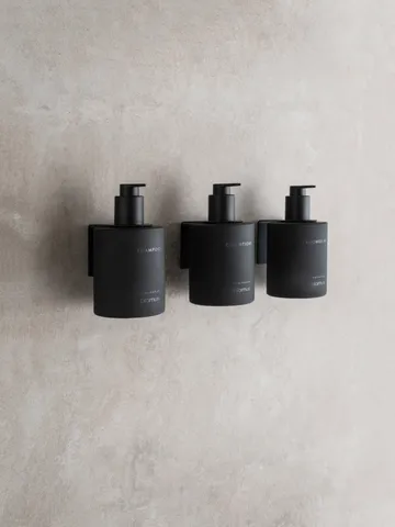 Kirei lasipullot seinätelineellä 3-pack - Smoke, asennetaan ruuveilla - blomus