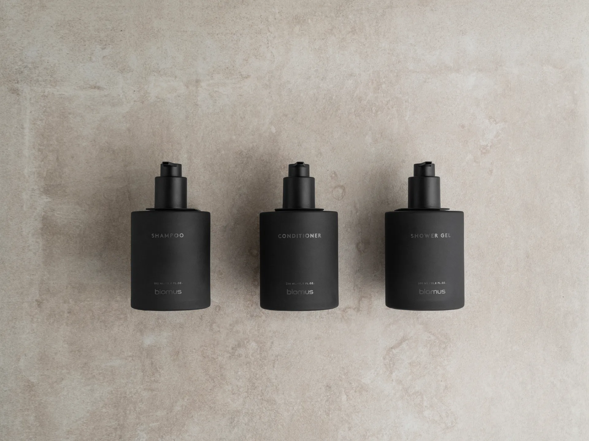 Kirei lasipullot seinätelineellä 3-pack, Smoke, pintakiinnitteinen blomus