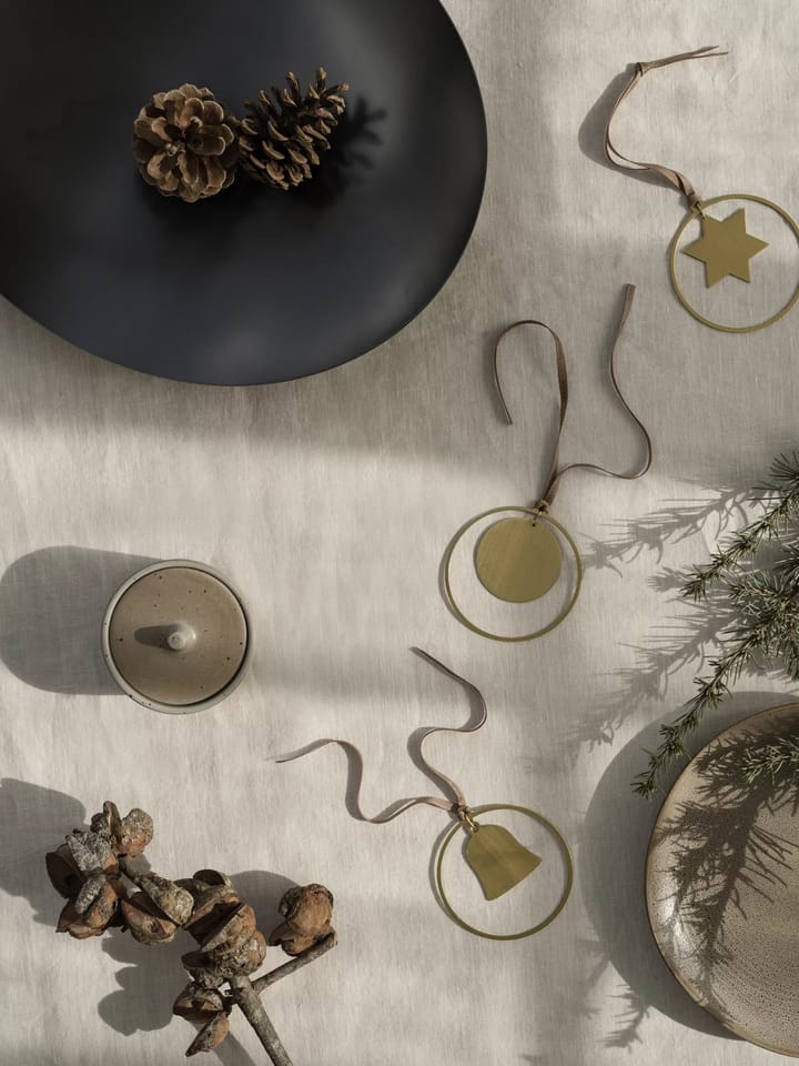 KITAI joulukoriste 8,5 cm 4-pakkaus, Circle Blomus