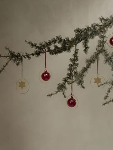 KITAI joulukoriste 8,5 cm 4-pakkaus - Stars - blomus