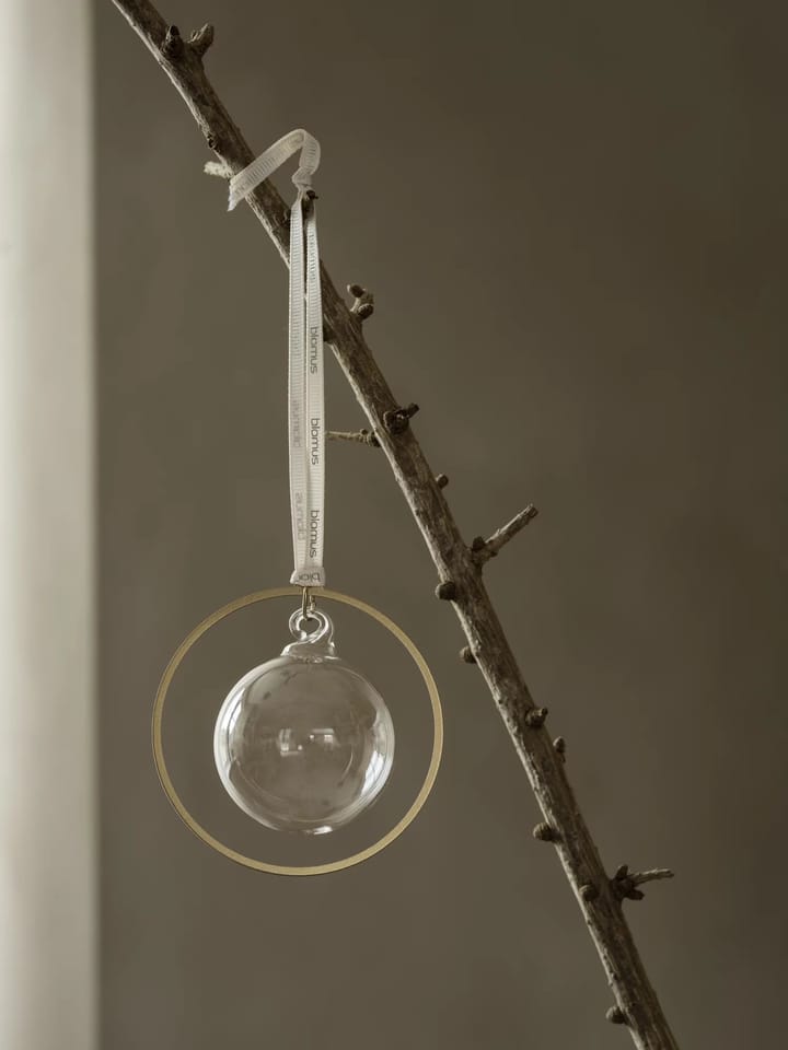 KITAI joulukuusenpallo 8,5 cm 4-pakkaus - Clear - blomus