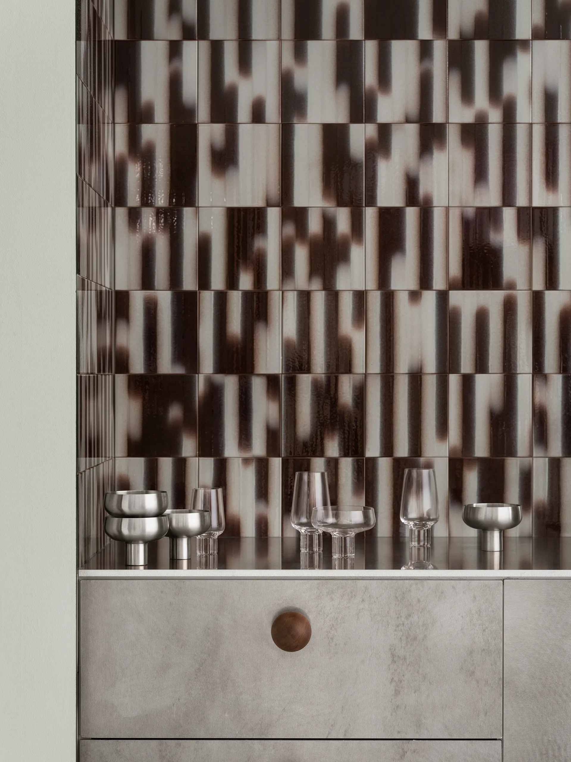 Koyoi samppanjalasi Coupe 9 cl, Ruostumaton teräs blomus