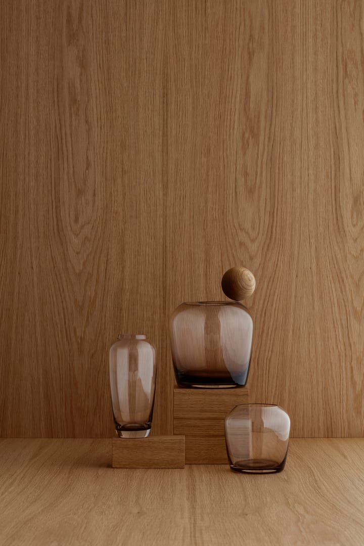 Leta maljakko 17 cm, Coffee Blomus