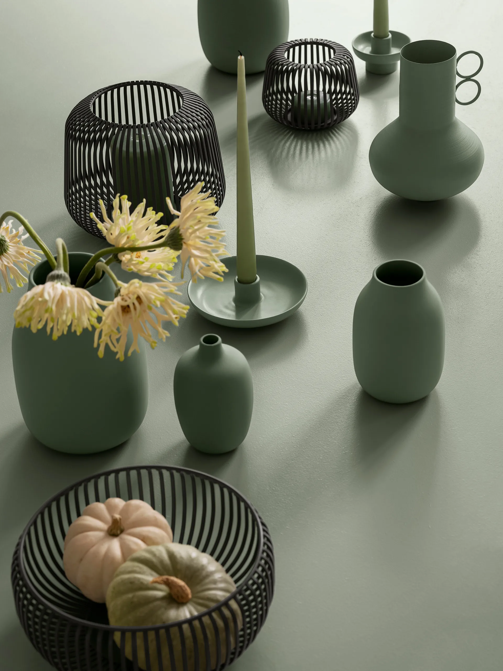 Lito lanterna lyhty Ø20 cm, Agave Green blomus