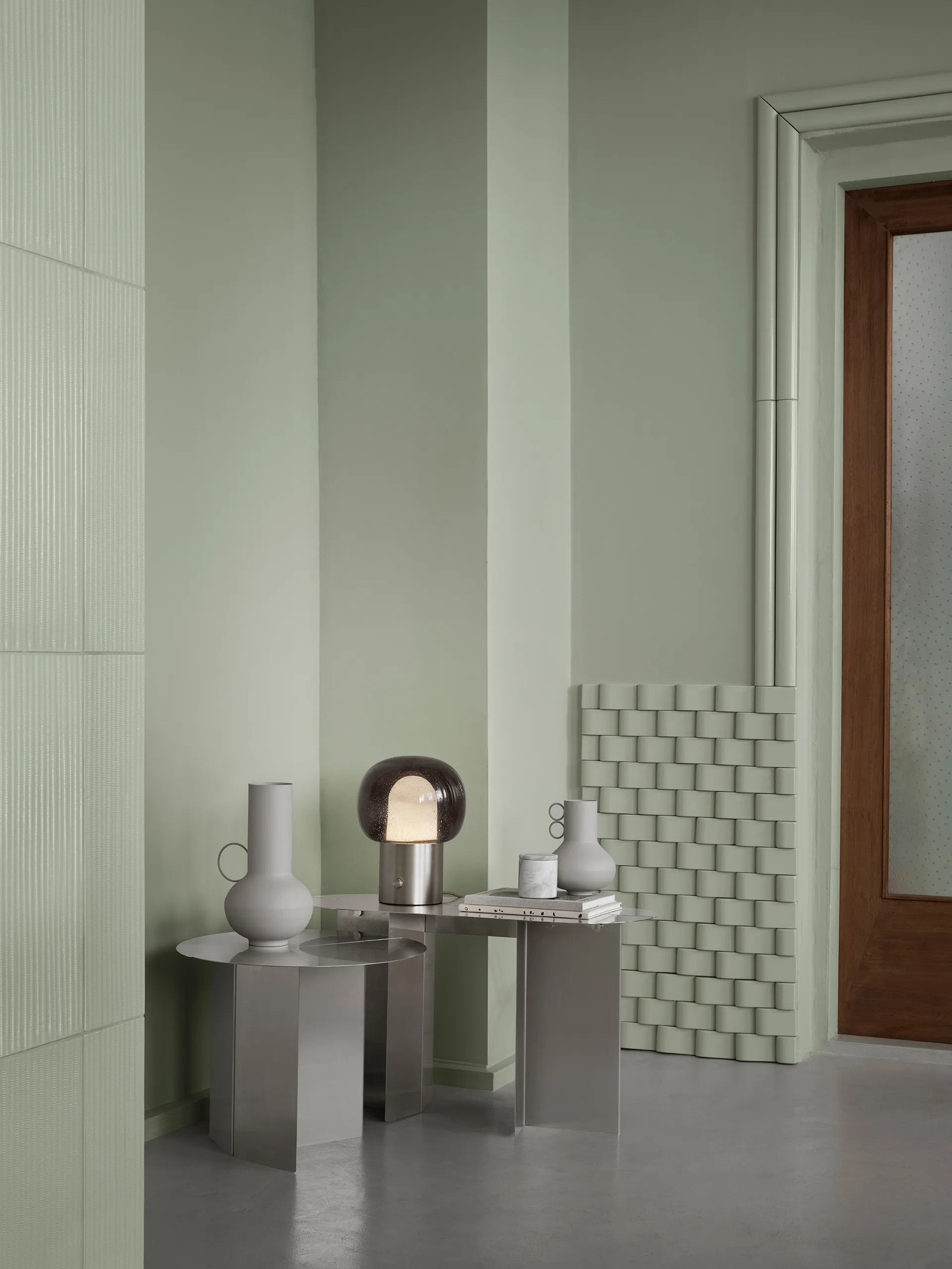 Loha maljakko 20 cm, Moonbeam blomus