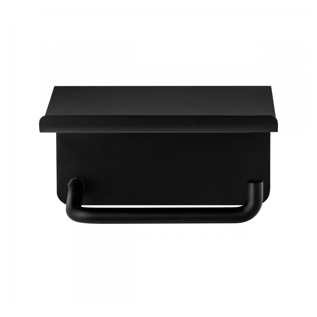 blomus Modo wc-paperiteline hyllyllä Black | Skandinaavinen Sisustus | Musta