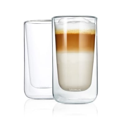 Nero Lämpöä eristävä latté macchiato -lasi, 2-pack - Kirkas - Blomus