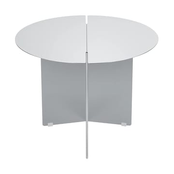 ORU sivupöytä M Ø50 cm - Mattaharjattua ruostumatonta terästä. - blomus