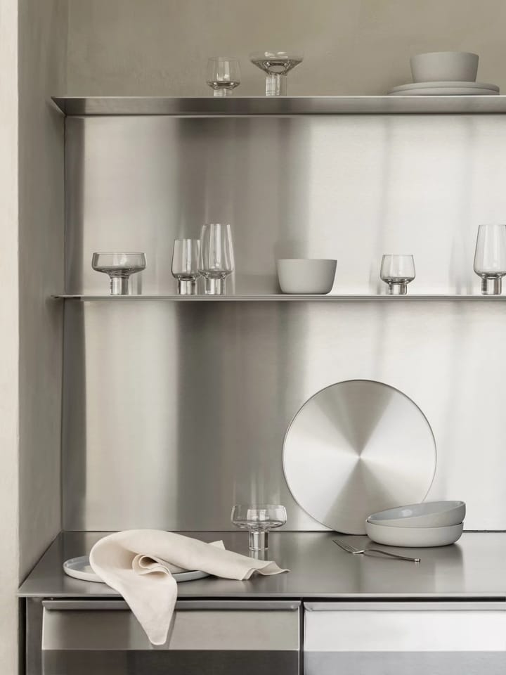 PEASY tarjotin L Ø38 cm, Stainless steel blomus