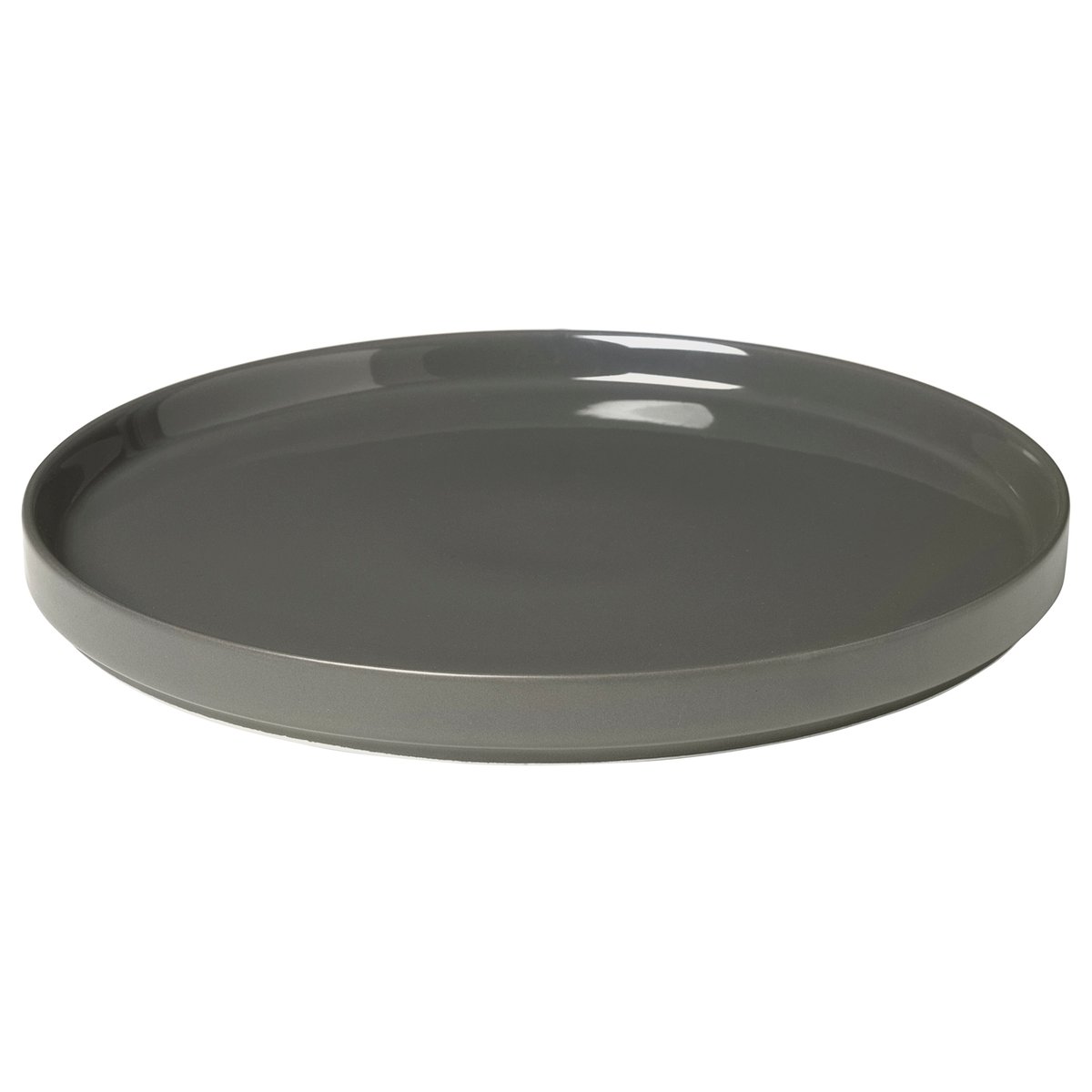 blomus Pilar-illallislautanen 27 cm Pewter | Skandinaavinen Sisustus | Ruokalautaset | Harmaa