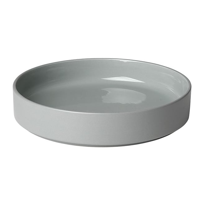 blomus Pilar-keittolautanen 20 cm Mirage grey | Skandinaavinen Sisustus | Syvät lautaset | Harmaa
