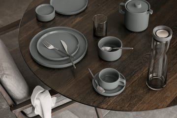 Pilar-muki ja lautanen, 2-pack - Pewter - Blomus