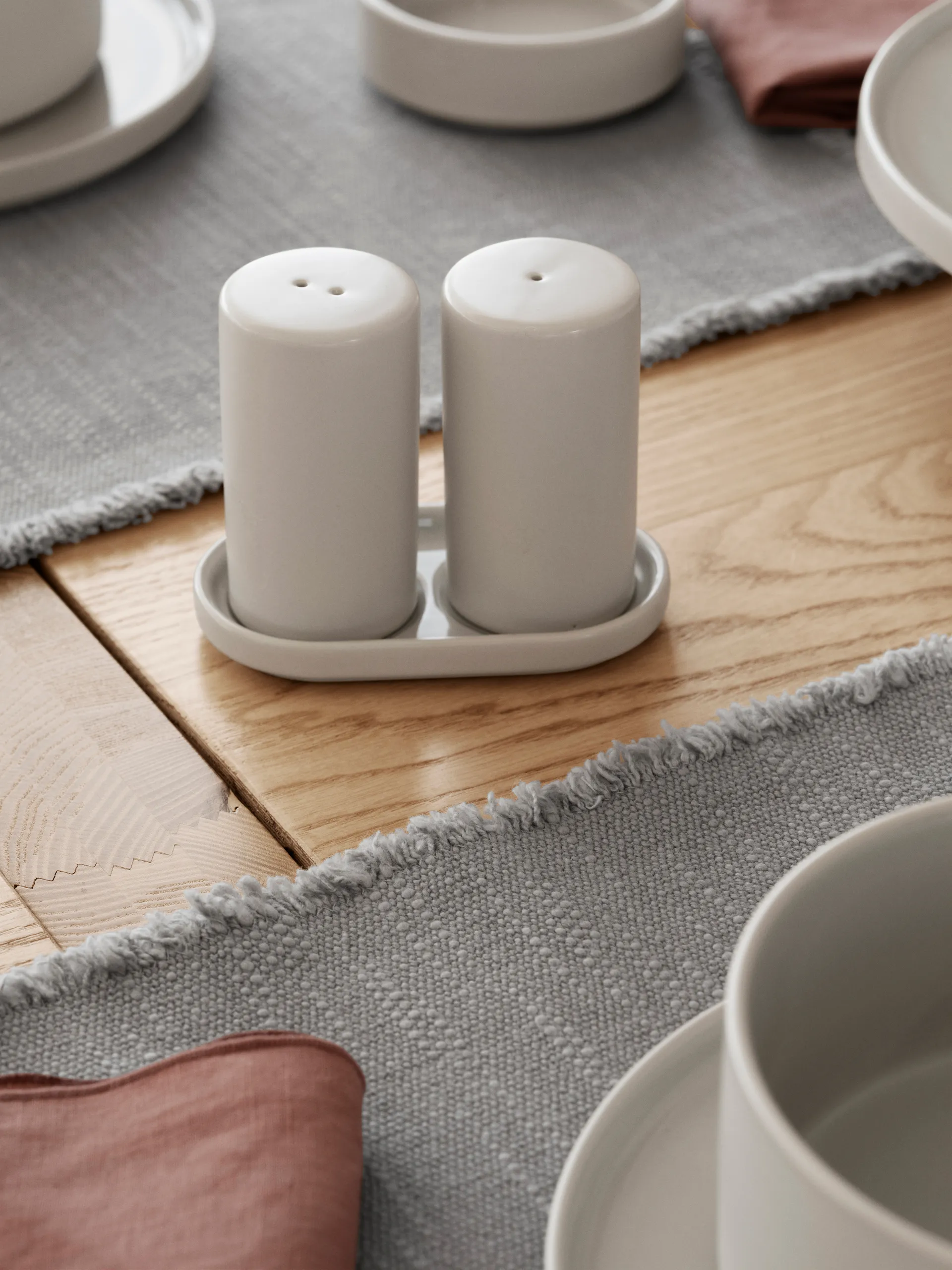 Pilar suola- ja pippurisetti 2 osaa, Moonbeam, Ø4,5×11,5 cm blomus