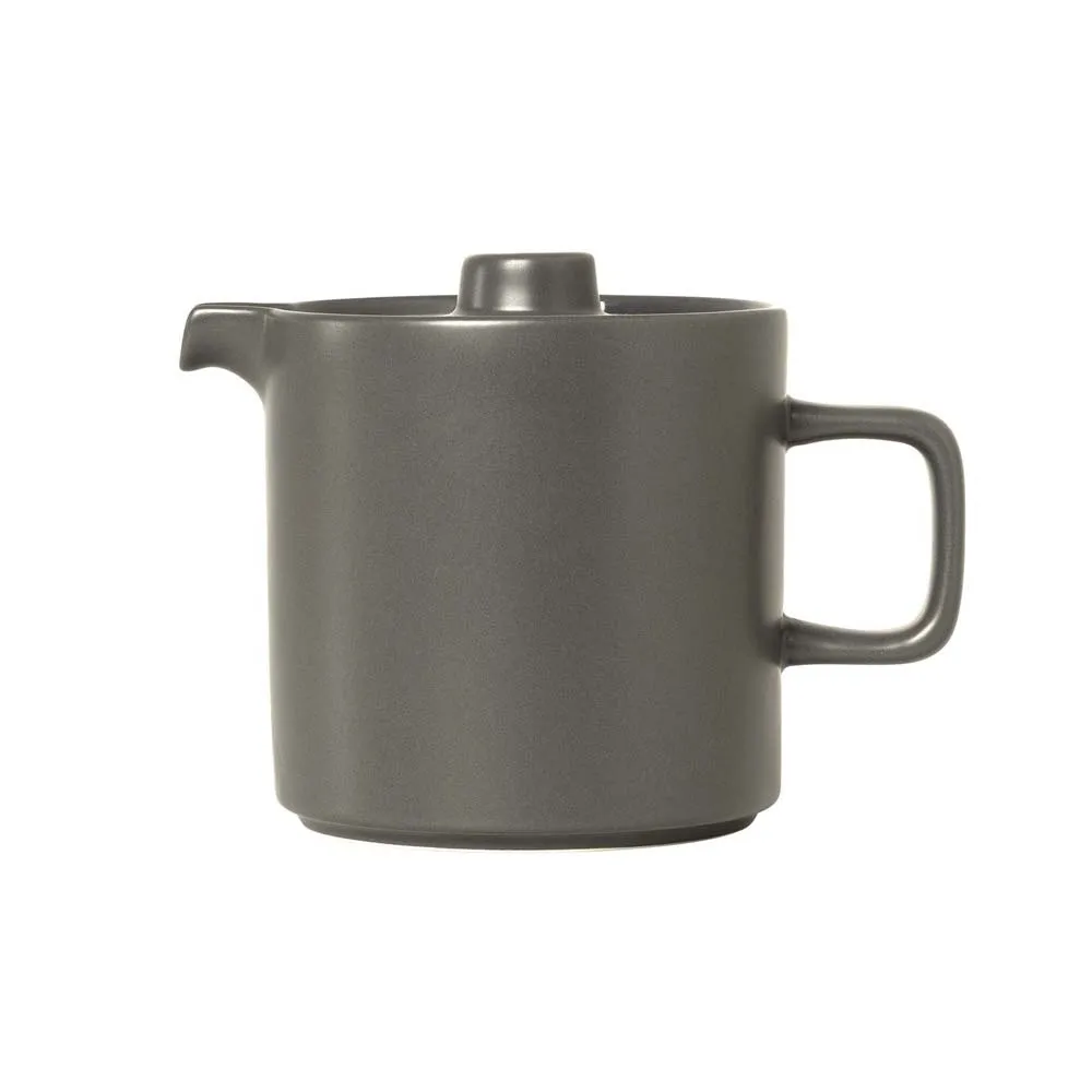 Pilar teekannu 1 L, Pewter (harmaa) blomus