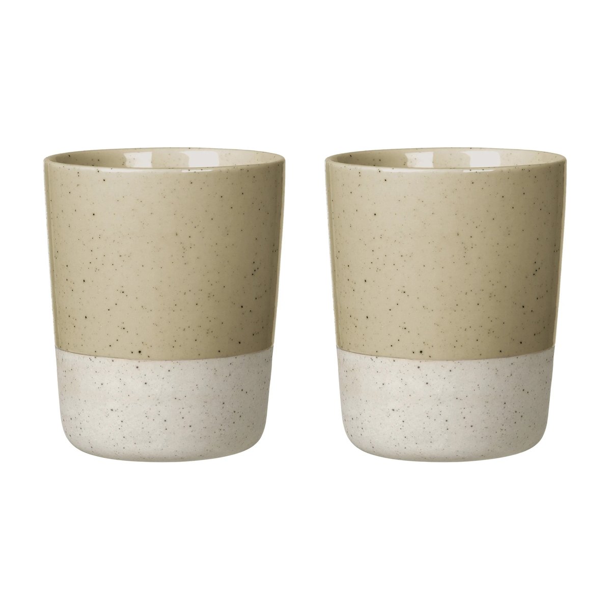 blomus Sablo termosmuki 26 cl 2-pakkaus Savannah | Skandinaavinen Sisustus | Kahvikupit | Keltainen