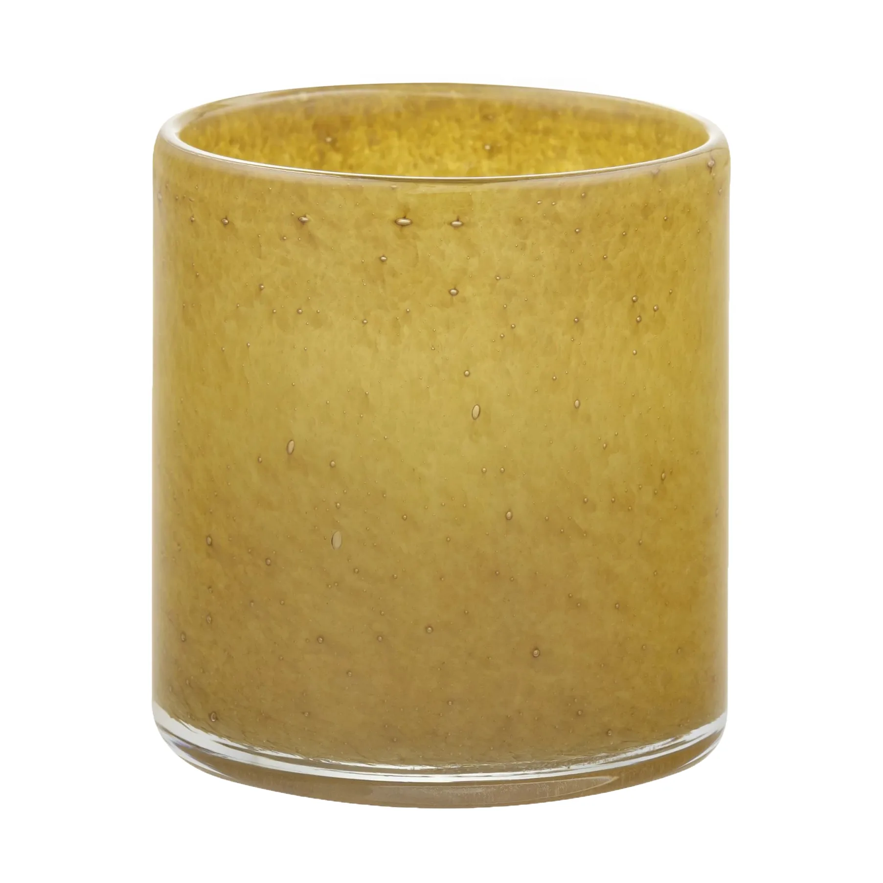 SAGA kynttilälyhty L Ø15 cm, Tan blomus