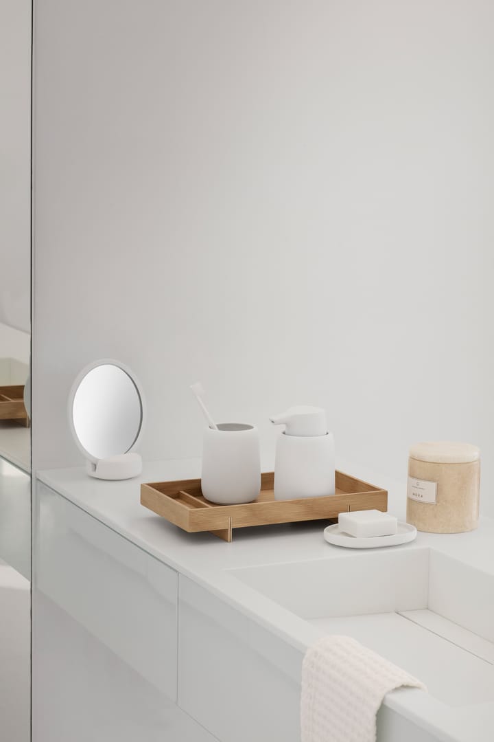 Sono Vanity -pöytäpeili Ø17 cm, Valkoinen Blomus