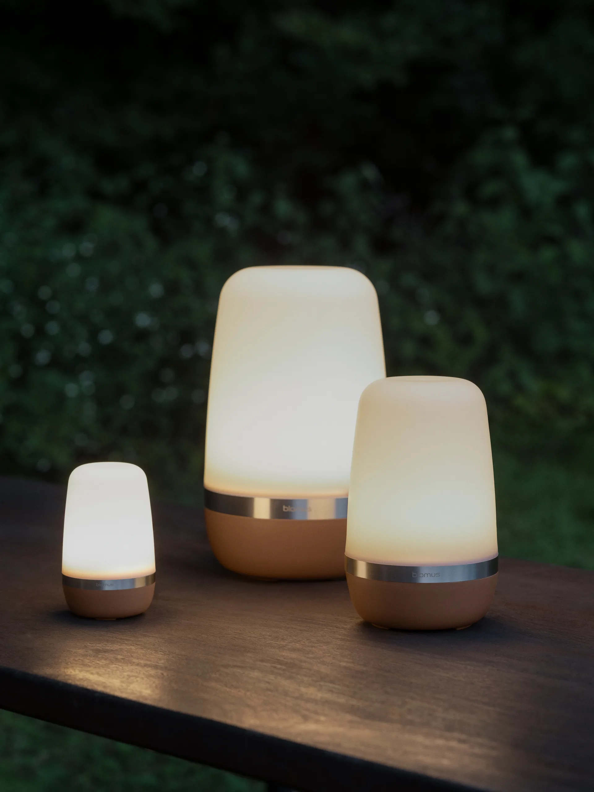 Spirit LED-lamppu M 15 cm, Mokkamousse blomus