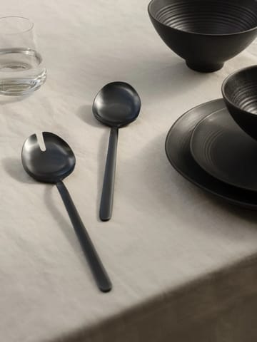 STELLA salaattiottimet musta 2-pakkaus - 28 cm - Blomus