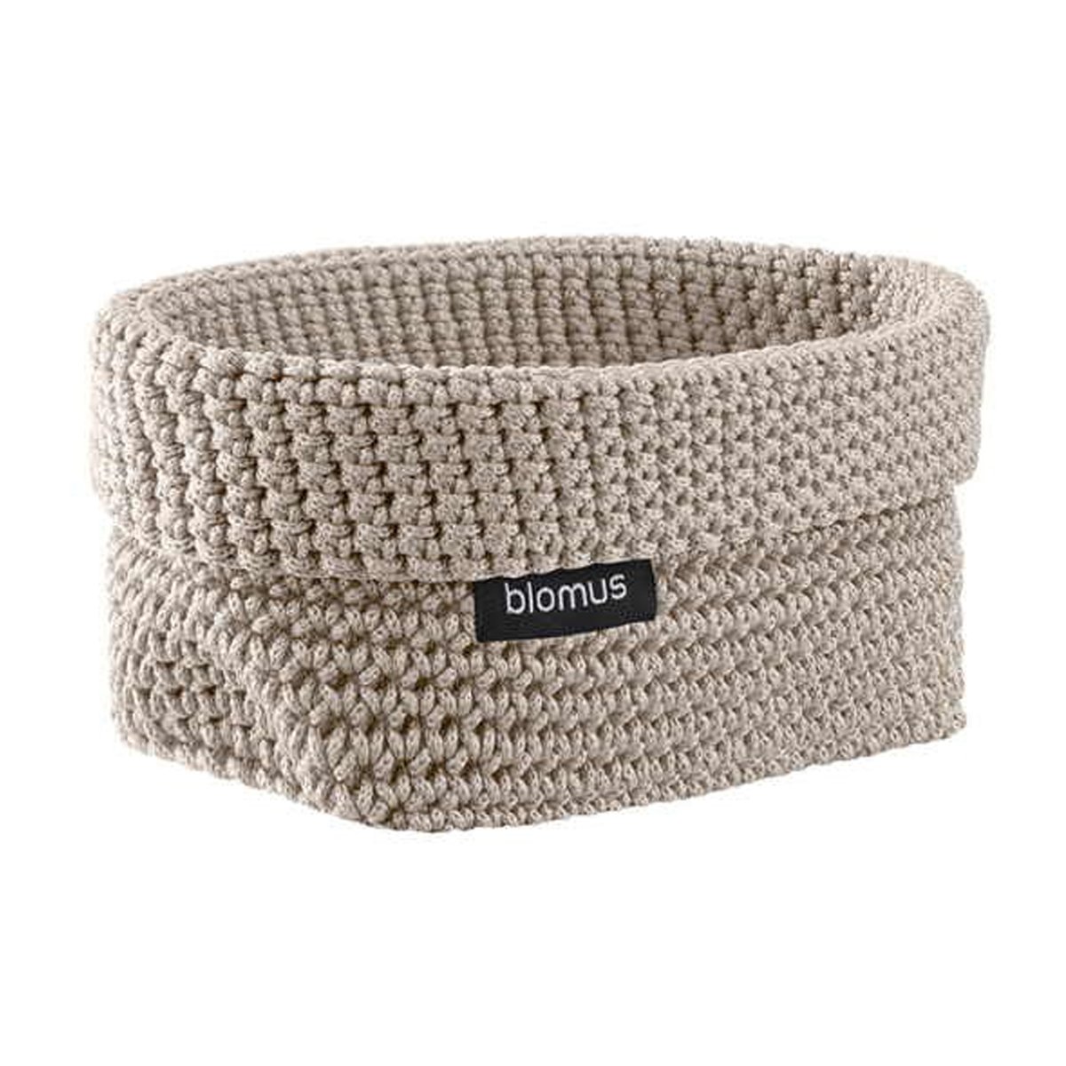 blomus Tela tekstiilikori M 10 x 15 cm Moonbeam | Skandinaavinen Sisustus | Säilytyskorit | Beige