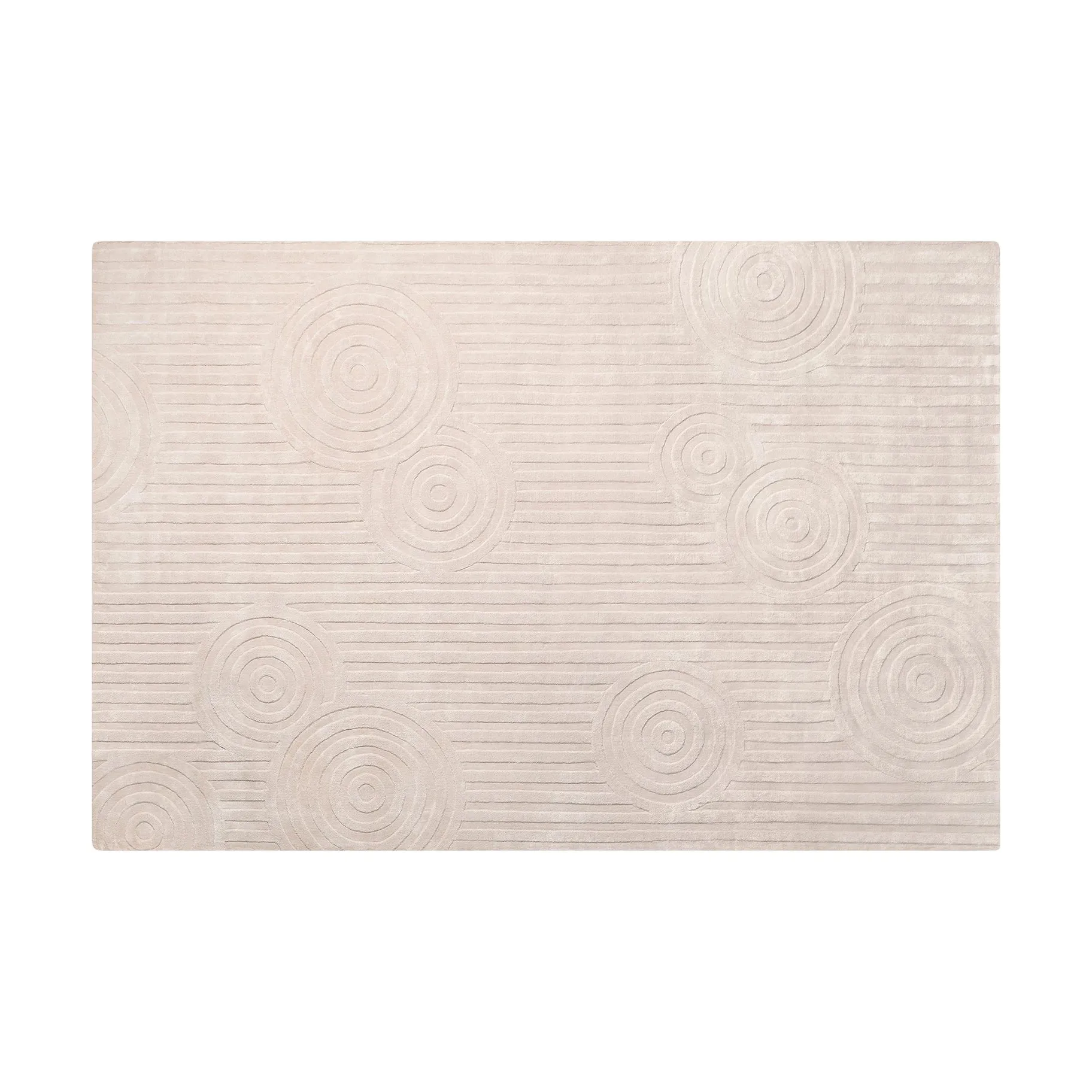 Uzu matto L 200x300 cm, Beige blomus