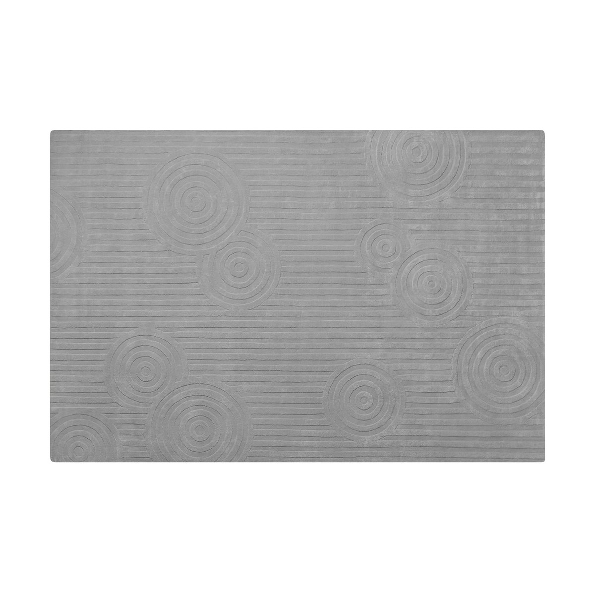 blomus Uzu matto L 200x300 cm Sinkki | Skandinaavinen Sisustus | Ryijymatot & Nukkamatot | Harmaa