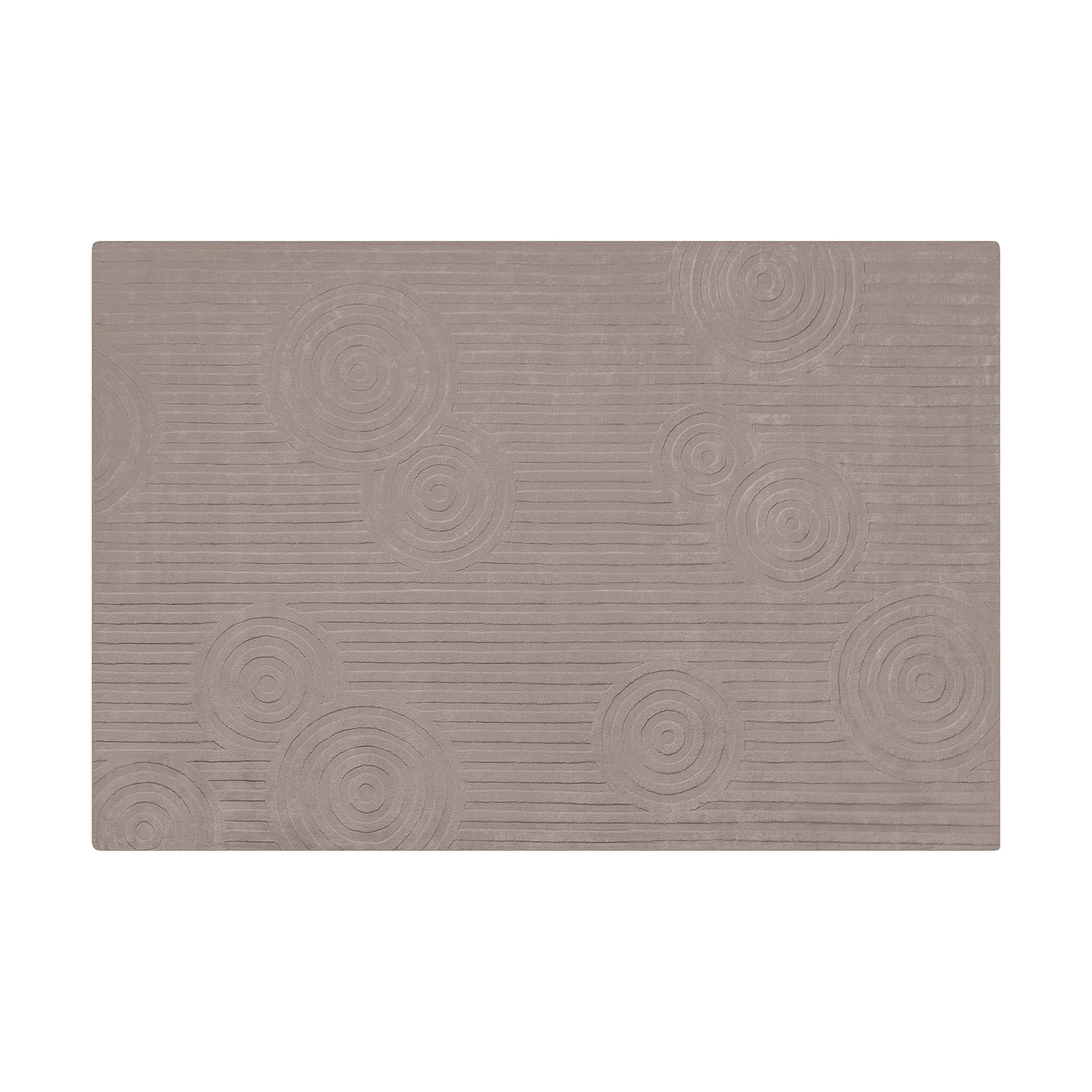 Uzu matto L 200x300 cm, Taupe blomus