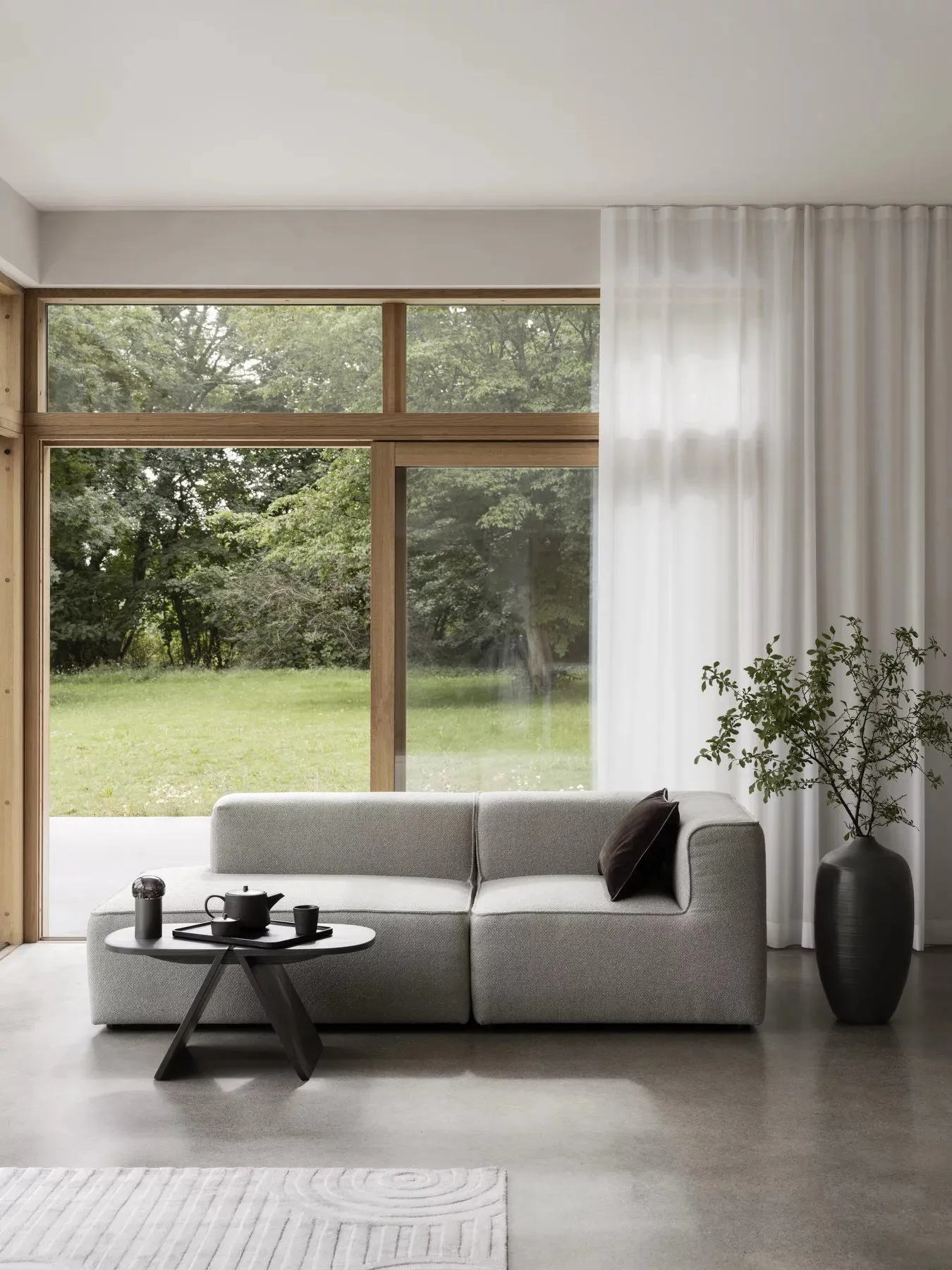 Uzu matto S 140x200 cm, Beige blomus