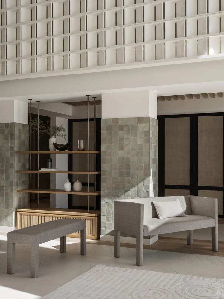 Uzu matto S 140x200 cm, Beige blomus