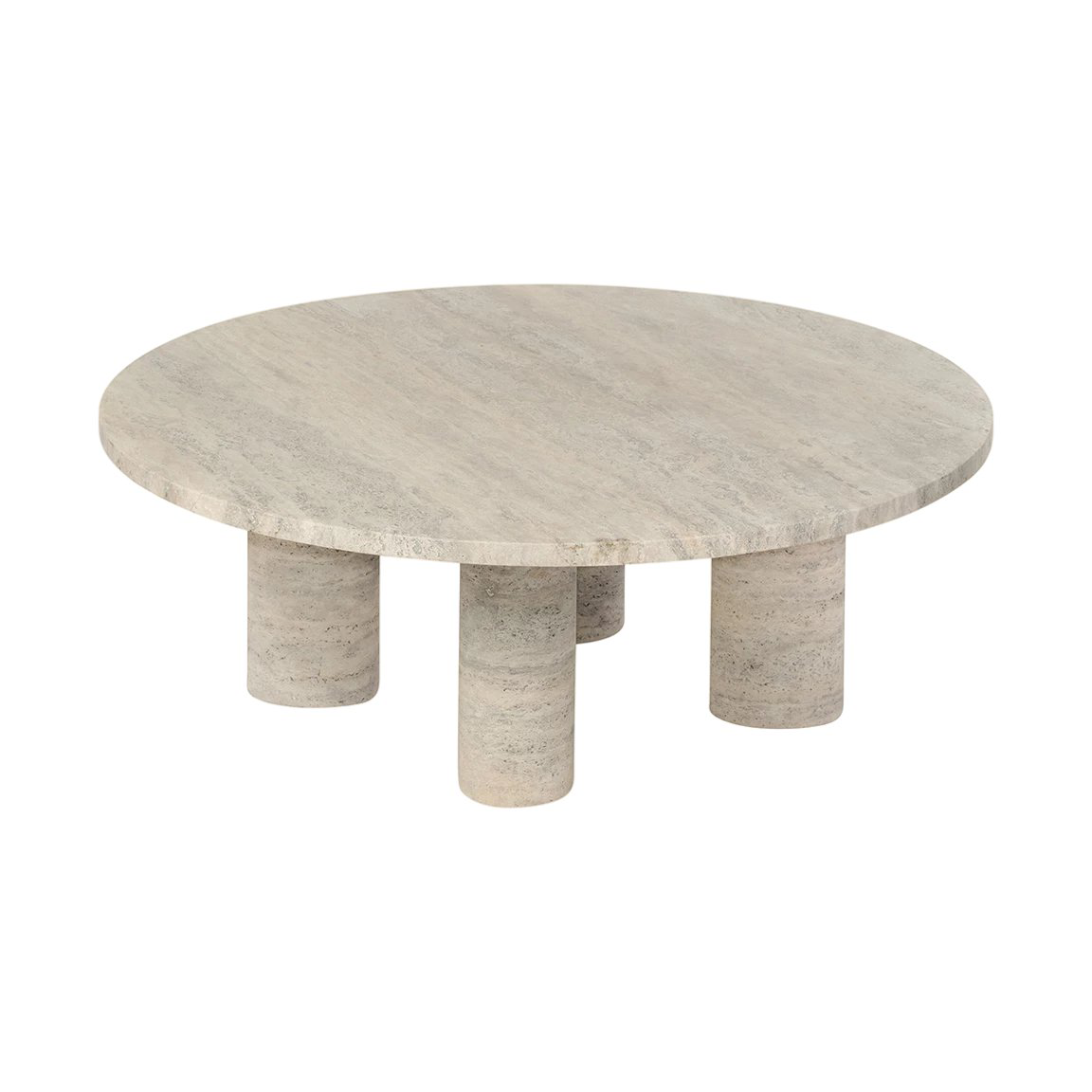 blomus Volos sohvapöytä L 75 cm Travertine | Skandinaavinen Sisustus | Sohvapöydät | Beige