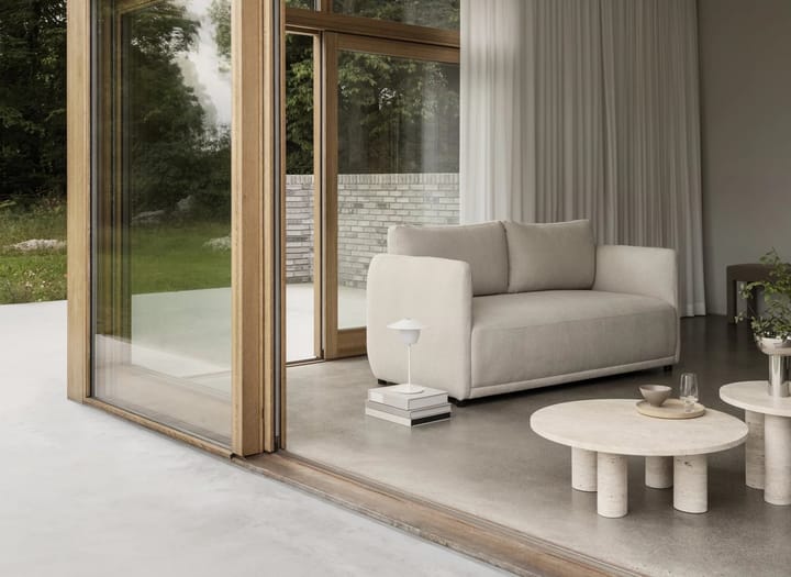 Volos sohvapöytä L Ø75 cm, Travertine blomus