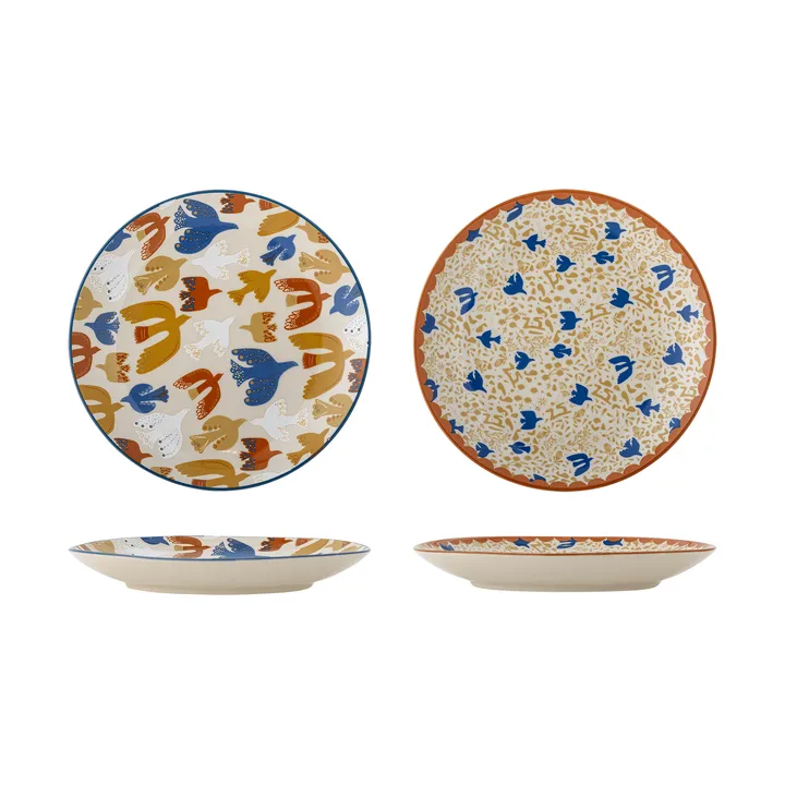Anniversary lautanen - Monivärinen, Ø20 cm, 2 osaa - Bloomingville