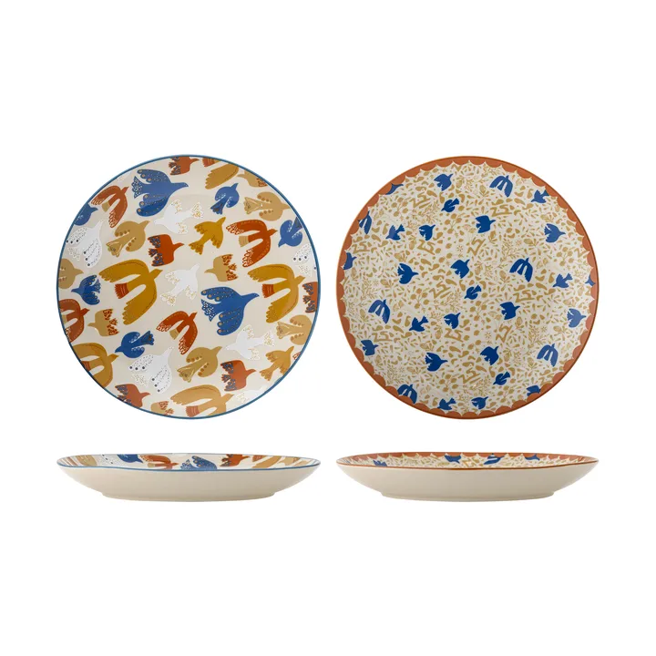 Anniversary lautanen - Monivärinen, Ø25 cm, 2 kpl - Bloomingville