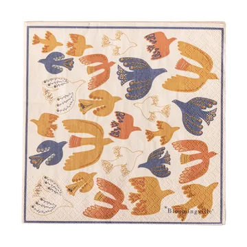 Anniversary paperinen servetti 20-pack - Keltainen - Bloomingville