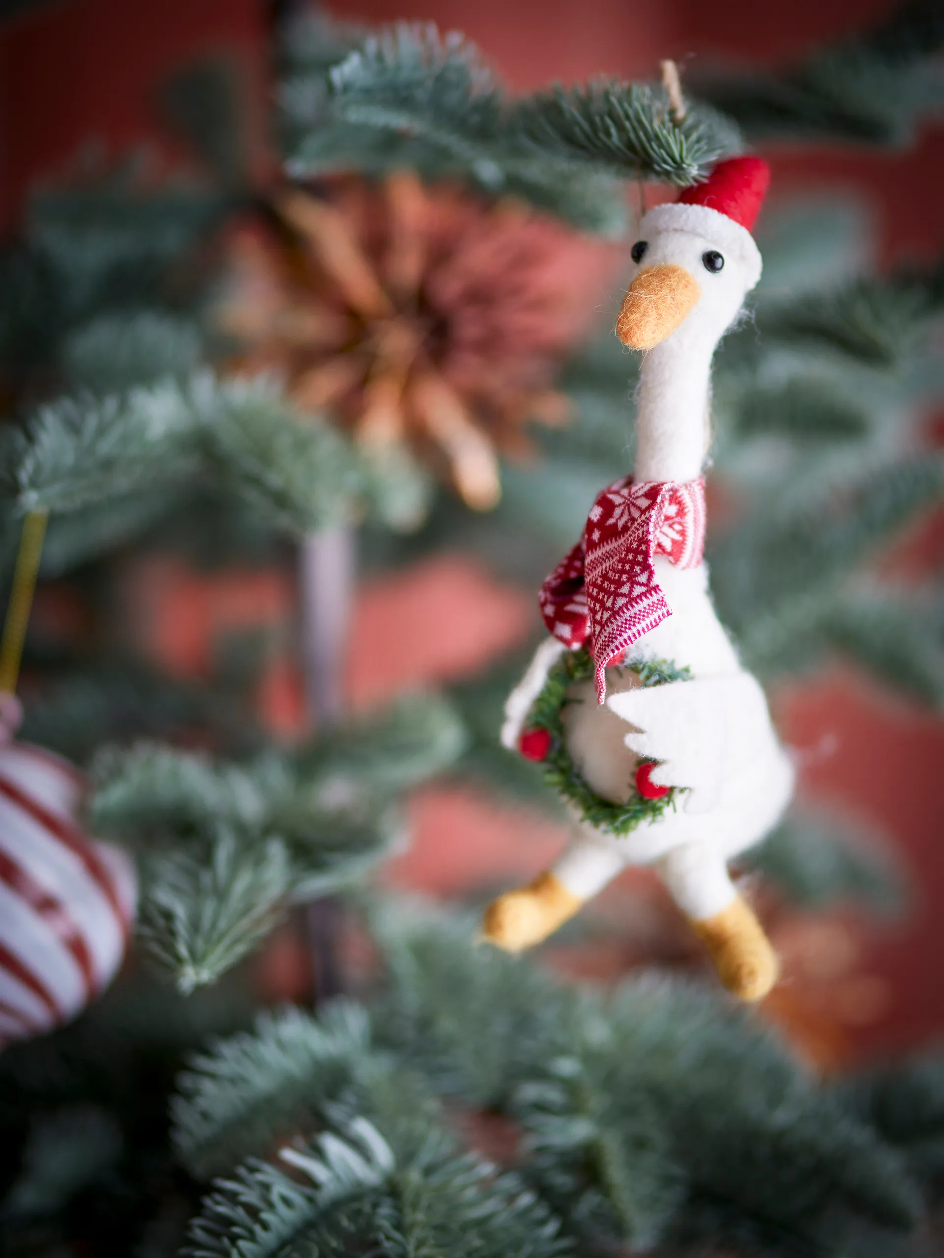 Arlo joulukoriste 22 cm, Valkoinen Bloomingville