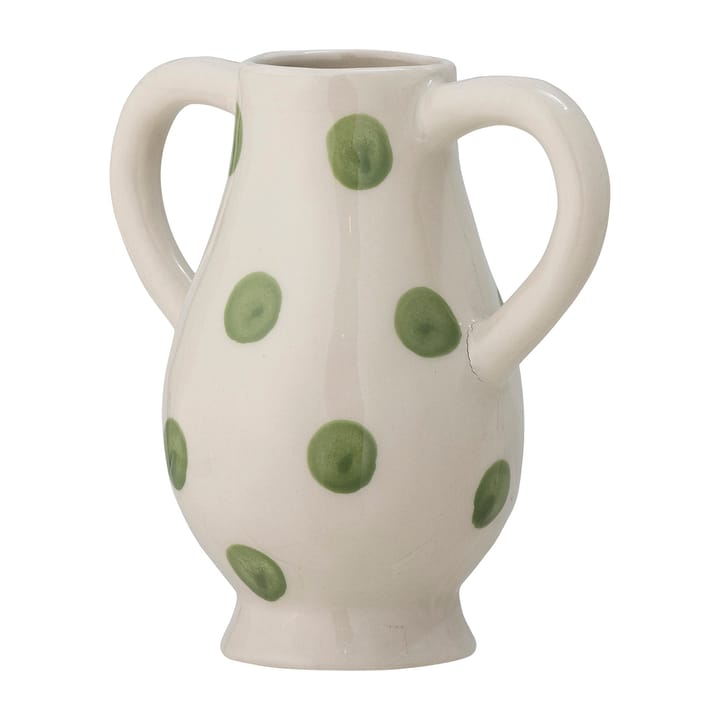 Asrin maljakko 15 cm - Valkoinen-vihreä - Bloomingville
